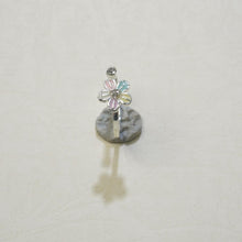 Charger l&#39;image dans la galerie, Cincin Bersalut Perak, Rekaan Bunga, Kelopak Enamel Berwarna-warni, Comel dan Manis, Untuk Gadis Muda stainless  steel  ring