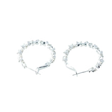 Load image into Gallery viewer, 【Hoop Earrings】 Minimalist Silver Plated Hoop Earrings, Versatile Style for Women&#39; Daily &amp; Elegant Looks