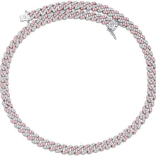 Cargar imagen en el visor de la galería, YOSZO 6 Times 14K Gold Plated 8mm Men Women Fully Iced Out Cubic Zirconia Miami Cuban Link Chain Necklace Hip Hop
