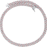 YOSZO 6 Times 14K Gold Plated 8mm Men Women Fully Iced Out Cubic Zirconia Miami Cuban Link Chain Necklace Hip Hop