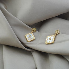 Load image into Gallery viewer, 【Drop Earrings】Copper Gold-Plated Rhombus Earrings Elegant Lover Gift, Timeless &amp; Charming for Fashion Ladies