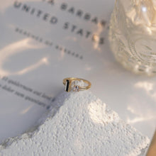 Load image into Gallery viewer, 【Open Ring】Gold/Silver Plated Geometric Ring with Zircons, Minimalist &amp; Chic Style for Fashion Ladies