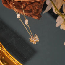 Load image into Gallery viewer, 【Pendant Necklace】Delicate Butterfly Pearl Pandent Necklace, Elegant Zircon, Birthday Gift, Date Night Accessory for Women