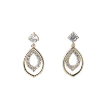 Load image into Gallery viewer, 【Drop Earrings】Asymmetric Waterdrop Zircon Earrings, Elegant &amp; Sparkly, Ideal for Women Loving Delicate Details