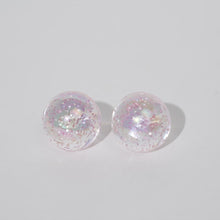 Load image into Gallery viewer, 【Stud Earrings】Pink Sparkle Clear Sphere Dreamy Crystal - Like Earrings