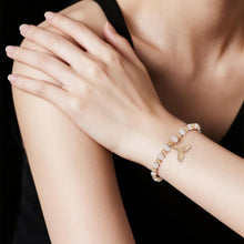 Load image into Gallery viewer, 【 Bracelet】Cat&#39;s Eye Stone Bracelet with Zircon Mermaid Tail, Elegant &amp; Romantic for Daily Wear &amp; Gifting
