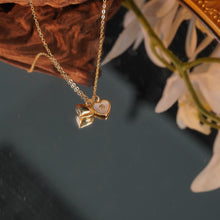 Load image into Gallery viewer, Copper Chain with Shell and Zircon Pendant Necklace, Women Fashion Necklace, Versatile Gift for Birthday, Lover