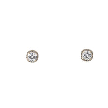 Load image into Gallery viewer, 【Stud Earrings】Square Zircon Halo Stud Earrings, Sleek &amp; Glamorous, Ideal for Women Loving Versatile Elegance