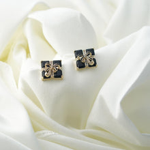 Load image into Gallery viewer, 【Stud Earrings】Black/Red Gift - Box &amp; Bow Earrings, Elegant &amp; Playful, Ideal for Women Loving Party Glam