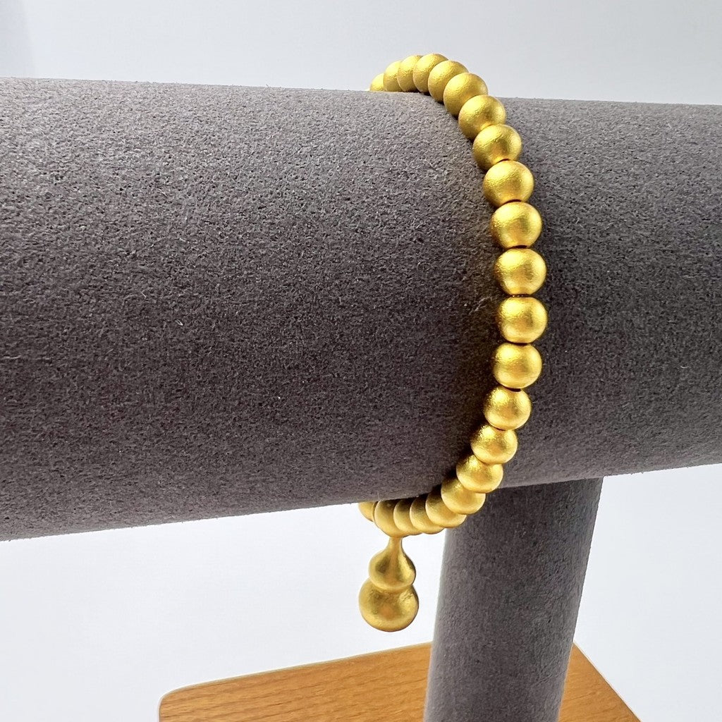 Double Blessings Gold Bracelet - Gourd Symbol Jewelry for Women  Chinese New Year/Raya Gift with Free Velvet Box
