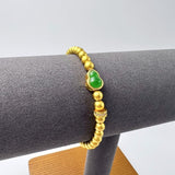 Luxury Gold Double Gourd Bracelet - Symbol of Prosperity & Family Unity  Hypoallergenic Jewelry for Traditional & Modern Outfits with Gift Box