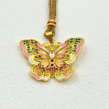 Charger l&#39;image dans la galerie, Vietnam Gold Butterfly Necklace Pandent Muslim Friendly Gift Accessory - High Quality Gift for Everyday Wear