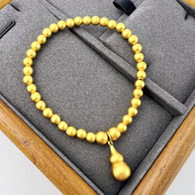 Laden Sie das Bild in den Galerie-Viewer, Double Blessings Gold Bracelet - Gourd Symbol Jewelry for Women  Chinese New Year/Raya Gift with Free Velvet Box