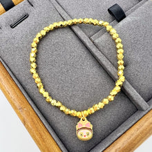 Laden Sie das Bild in den Galerie-Viewer, Kawaii Sanrio Gold Bracelet - Cute Mochi Charm Jewelry for Girls  Anime Gift for Birthday/Valentine/Raya with Free Gift Box