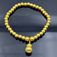 Laden Sie das Bild in den Galerie-Viewer, Double Blessings Gold Bracelet - Gourd Symbol Jewelry for Women  Chinese New Year/Raya Gift with Free Velvet Box