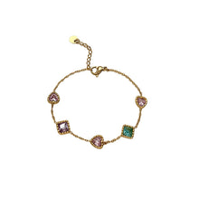 Charger l&#39;image dans la galerie, Tropical Garden Cuff | Pastel Zirconia Harmony for Baju Kurung &amp; Raya
