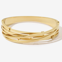 Charger l&#39;image dans la galerie, 【Bangle Bracelet】Celestial Geometry | Dual-Tone Titanium Steel with Precision Dimensioning