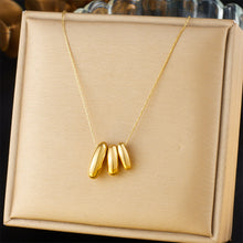 Load image into Gallery viewer, 【Pendant Necklace】Geometric Modernity | Women Triple-Ingot Adjustable Lightweight Design