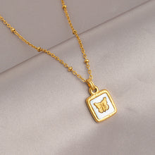 Charger l&#39;image dans la galerie, Titanium Steel Paperclip Necklace | Hypoallergenic Adjustable Chains with Charms | Edgy Daily Jewelry for Women