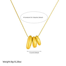 Load image into Gallery viewer, 【Pendant Necklace】Geometric Modernity | Women Triple-Ingot Adjustable Lightweight Design