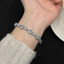 Charger l&#39;image dans la galerie, 【Bracelet】Tropical Azure Elegance | Gemstone Cuff for Baju Kurung &amp; Raya Sophistication