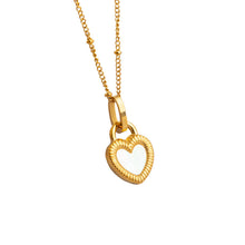 Charger l&#39;image dans la galerie, Titanium Steel Paperclip Necklace | Hypoallergenic Adjustable Chains with Charms | Edgy Daily Jewelry for Women