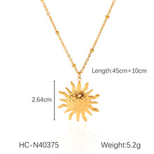 Charger l&#39;image dans la galerie, Solar Radiance Elegance | Sun Motif Necklace for Baju Kurung &amp; Raya Splendor