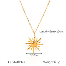 Charger l&#39;image dans la galerie, Solar Radiance Elegance | Sun Motif Necklace for Baju Kurung &amp; Raya Splendor