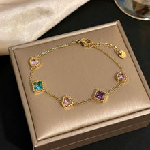 Charger l&#39;image dans la galerie, Tropical Garden Cuff | Pastel Zirconia Harmony for Baju Kurung &amp; Raya