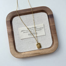 Charger l&#39;image dans la galerie, Gold Geometric Pendant Necklace Set | Minimalist Layered Chains with Letter &amp; Shape Charms | Korean-Inspired Daily Jewelry
