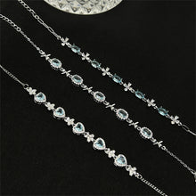 Charger l&#39;image dans la galerie, 【Bracelet】Tropical Azure Elegance | Gemstone Cuff for Baju Kurung &amp; Raya Sophistication