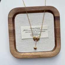 Charger l&#39;image dans la galerie, Gold Geometric Pendant Necklace Set | Minimalist Layered Chains with Letter &amp; Shape Charms | Korean-Inspired Daily Jewelry