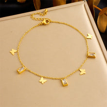 Charger l&#39;image dans la galerie, 【Anklet】Multi-Charms Elegance | Women Adjustable Beach-Ready Design with Pearl &amp; Butterfly Accents