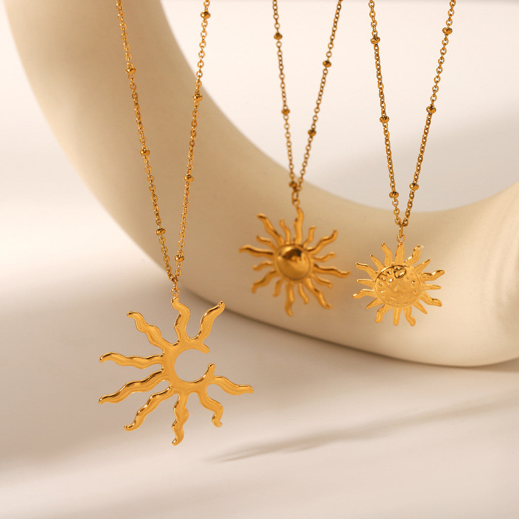 Solar Radiance Elegance | Sun Motif Necklace for Baju Kurung & Raya Splendor