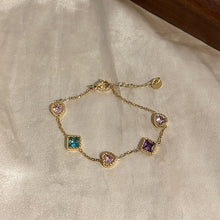 Charger l&#39;image dans la galerie, Tropical Garden Cuff | Pastel Zirconia Harmony for Baju Kurung &amp; Raya
