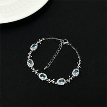 Charger l&#39;image dans la galerie, 【Bracelet】Tropical Azure Elegance | Gemstone Cuff for Baju Kurung &amp; Raya Sophistication