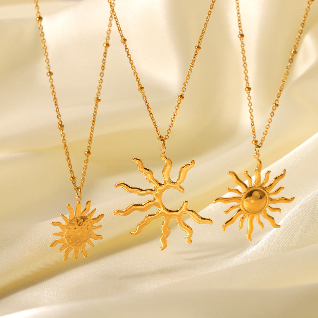 Solar Radiance Elegance | Sun Motif Necklace for Baju Kurung & Raya Splendor