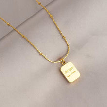 Charger l&#39;image dans la galerie, Titanium Steel Paperclip Necklace | Hypoallergenic Adjustable Chains with Charms | Edgy Daily Jewelry for Women