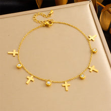 Charger l&#39;image dans la galerie, 【Anklet】Multi-Charms Elegance | Women Adjustable Beach-Ready Design with Pearl &amp; Butterfly Accents