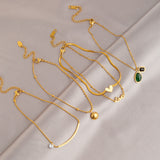 2025 New Trendy Women’s Anklet | 18K Gold Titanium Steel, Color-Fade Resistant, Elegant INS Versatile Foot Jewelry