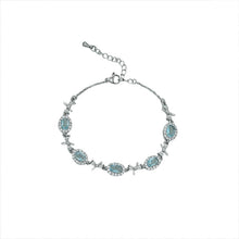 Charger l&#39;image dans la galerie, 【Bracelet】Tropical Azure Elegance | Gemstone Cuff for Baju Kurung &amp; Raya Sophistication