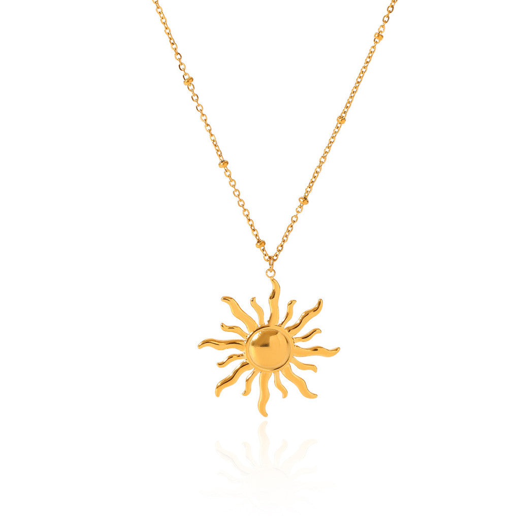 Solar Radiance Elegance | Sun Motif Necklace for Baju Kurung & Raya Splendor
