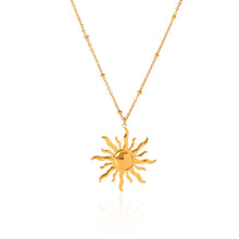 Charger l&#39;image dans la galerie, Solar Radiance Elegance | Sun Motif Necklace for Baju Kurung &amp; Raya Splendor