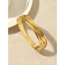 Charger l&#39;image dans la galerie, 【Bangle Bracelet】Celestial Geometry | Dual-Tone Titanium Steel with Precision Dimensioning