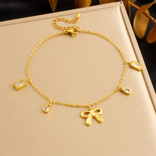 Charger l&#39;image dans la galerie, 【Anklet】Multi-Charms Elegance | Women Adjustable Beach-Ready Design with Pearl &amp; Butterfly Accents
