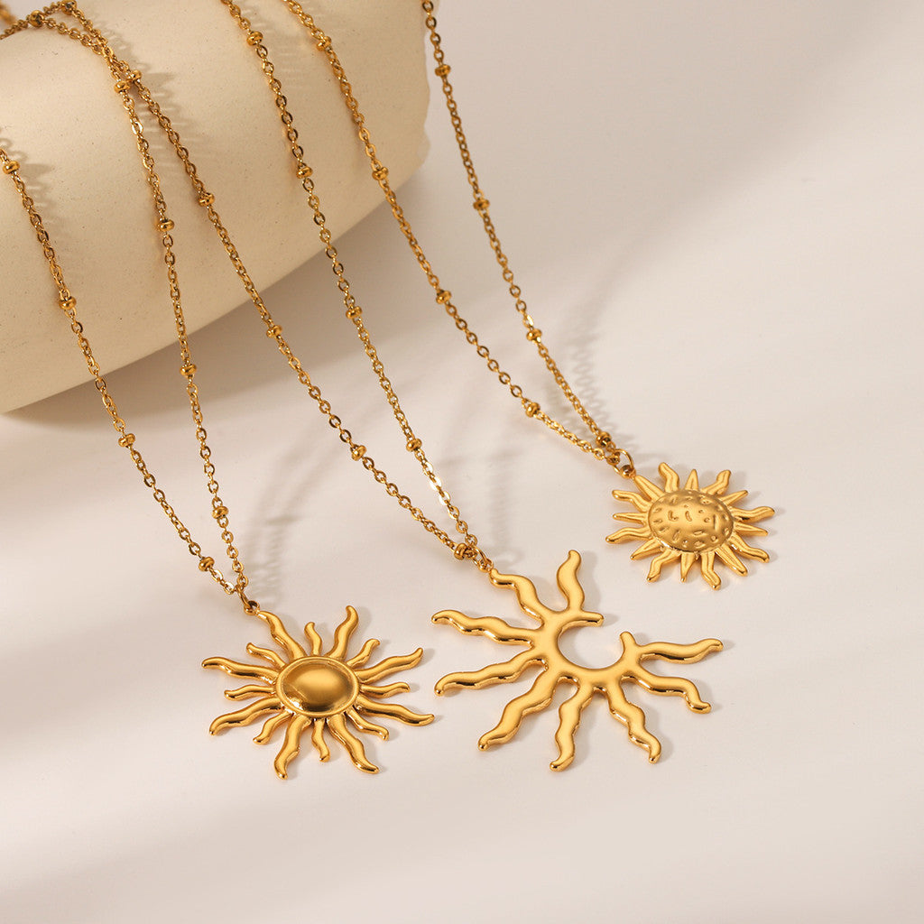 Solar Radiance Elegance | Sun Motif Necklace for Baju Kurung & Raya Splendor