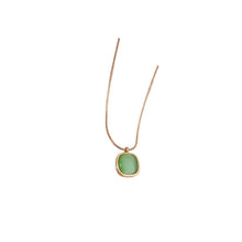 Charger l&#39;image dans la galerie, Tropical Jade Harmony | Rose Gold Pendant for Baju Kurung &amp; Raya Sophistication