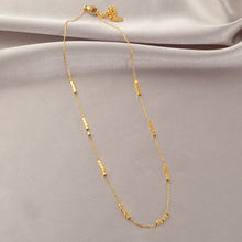 Charger l&#39;image dans la galerie, Titanium Steel Paperclip Necklace | Hypoallergenic Adjustable Chains with Charms | Edgy Daily Jewelry for Women