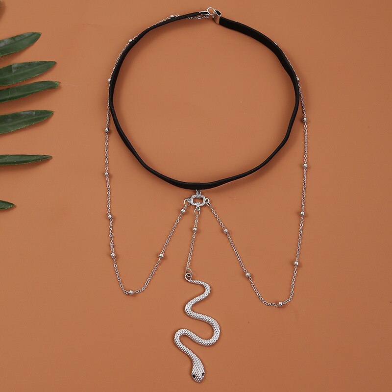 Boho Sexy Thigh Chain Body Jewelry For Women Elastic Force Snake Pearl –  YOSZO Jewelry
