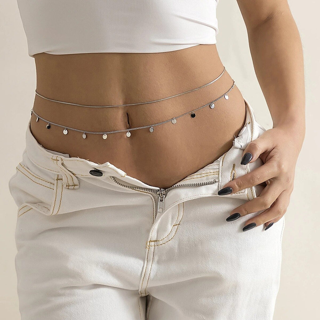 Sexy Body Jewelry Metal Body Chain for Women Bikini Belly Chain